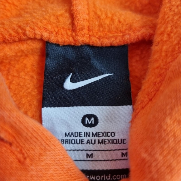 Nike Centre Swoosh USA Hoodie Pullover US University Orange Size M. - Picture 2 of 9